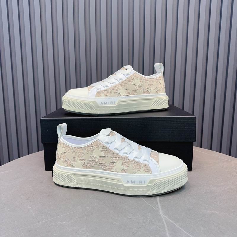AMIRI Stars Court Low Sneaker – Cream / Beige