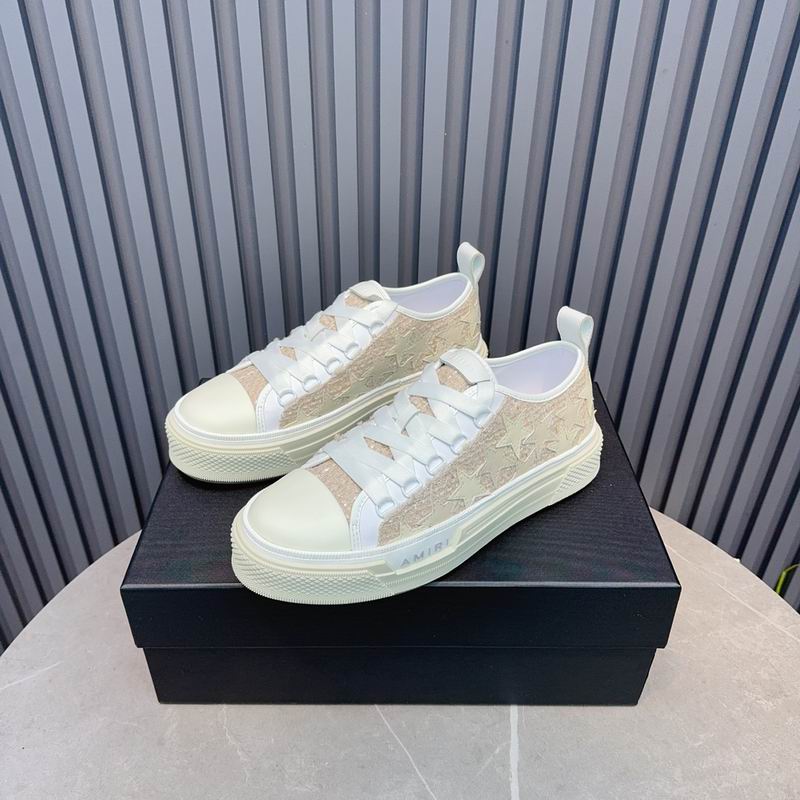 AMIRI Stars Court Low Sneaker – Cream / Beige