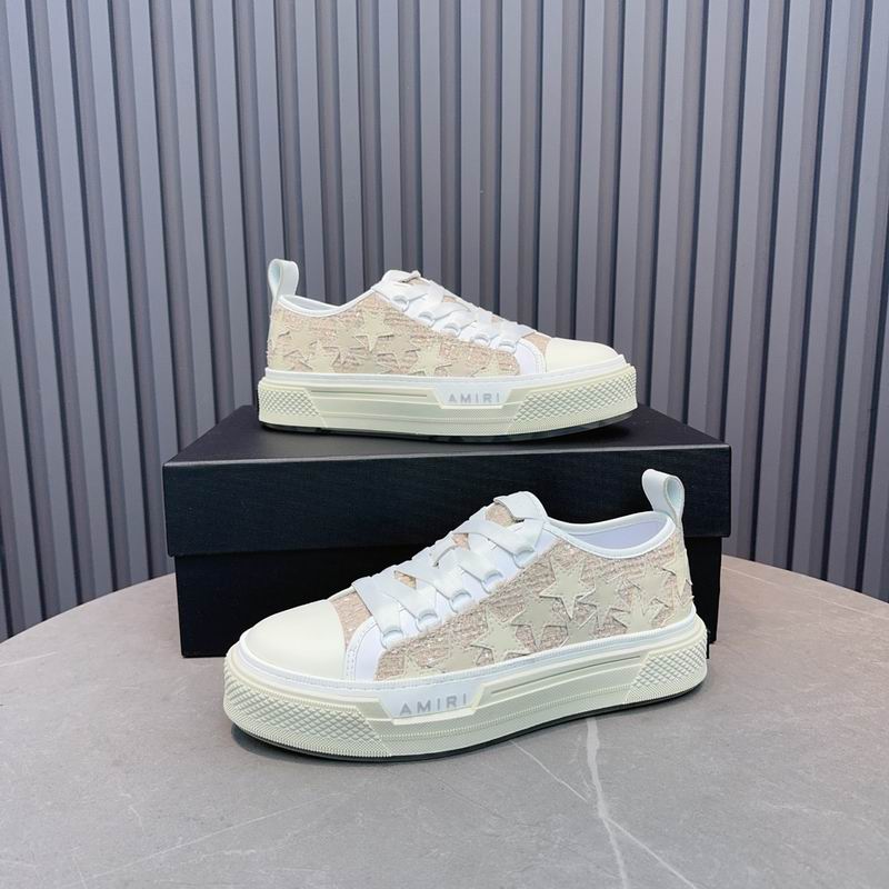 AMIRI Stars Court Low Sneaker – Cream / Beige