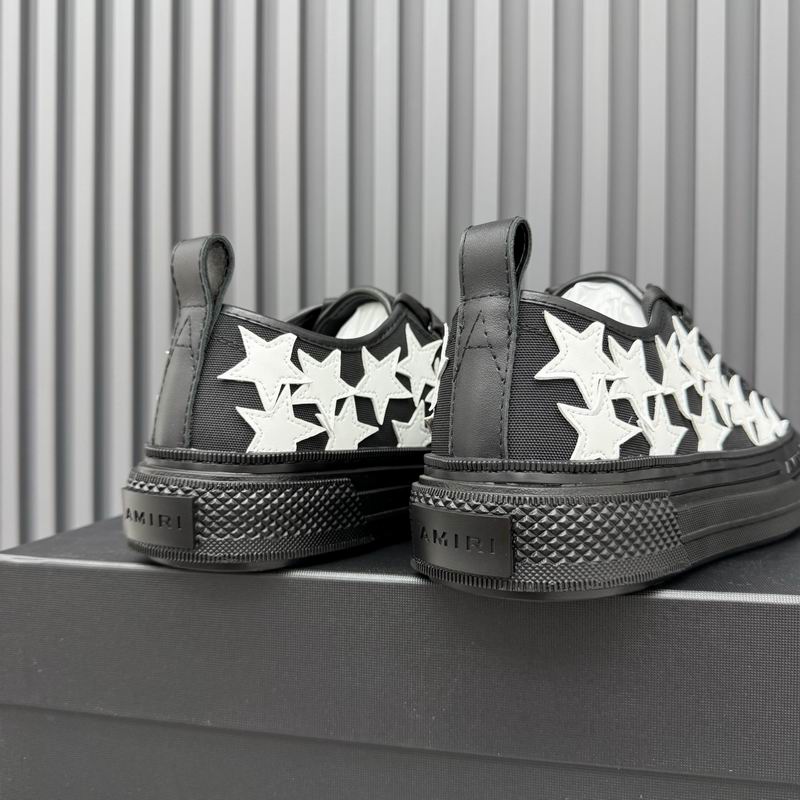 AMIRI Stars Court Low Sneaker – Black / White