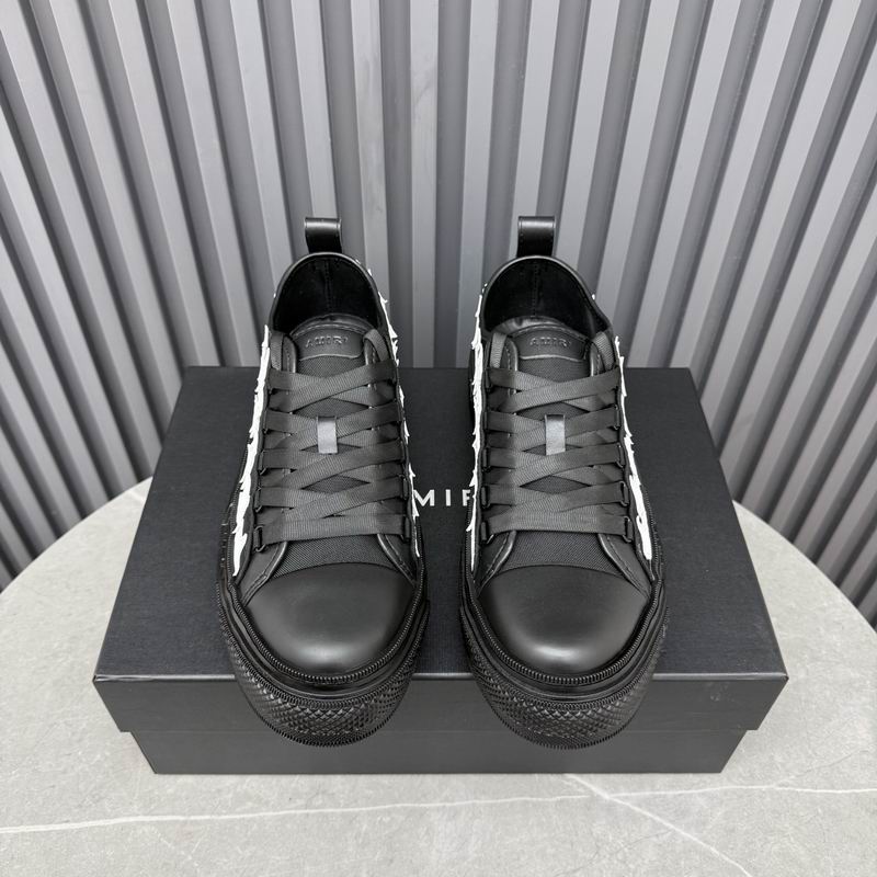 AMIRI Stars Court Low Sneaker – Black / White