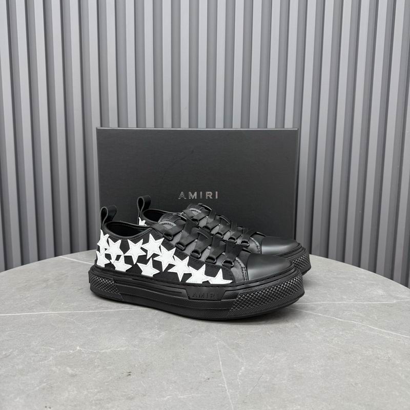 AMIRI Stars Court Low Sneaker – Black / White