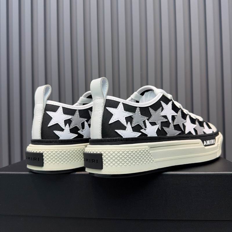 AMIRI Stars Court Low Sneaker – Black / White & Grey