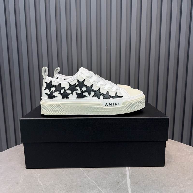 AMIRI Stars Court Low Sneaker – White / Black