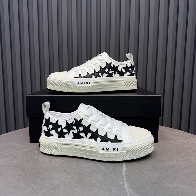 AMIRI Stars Court Low Sneaker – White / Black