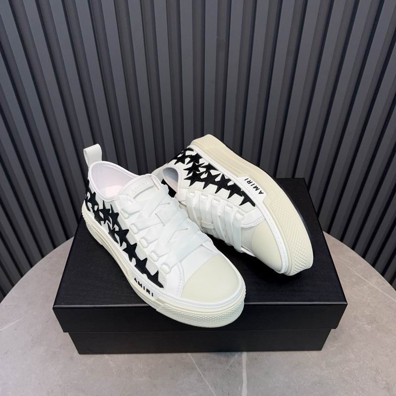 AMIRI Stars Court Low Sneaker – White / Black