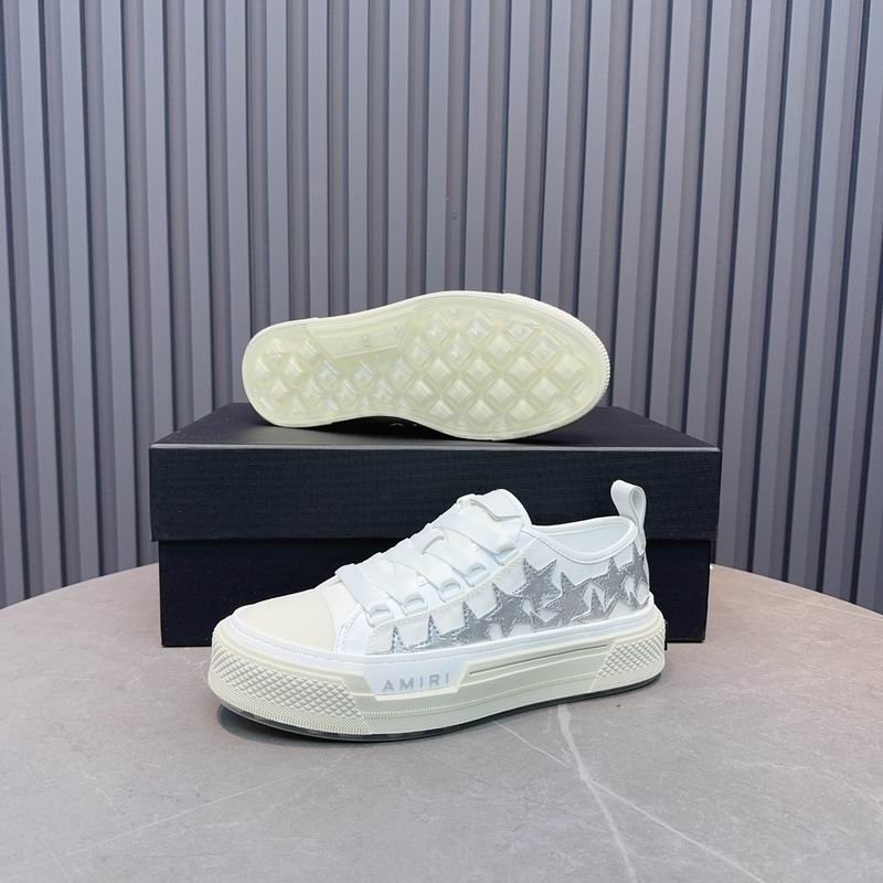AMIRI Stars Court Low Sneaker – White / Silver