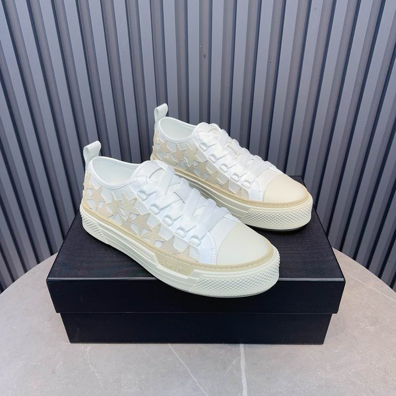 AMIRI Stars Court Low Sneaker – White / Silver
