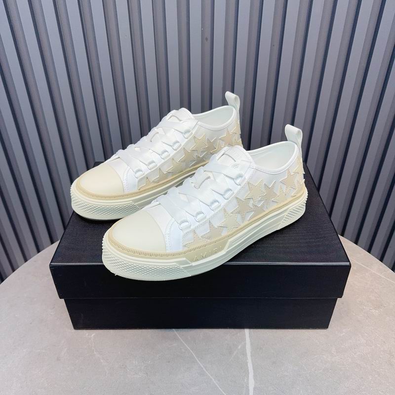 AMIRI Stars Court Low Sneaker – White / Silver