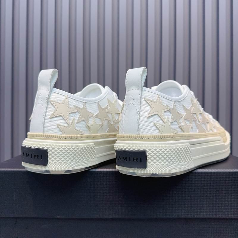 AMIRI Stars Court Low Sneaker – White / Silver
