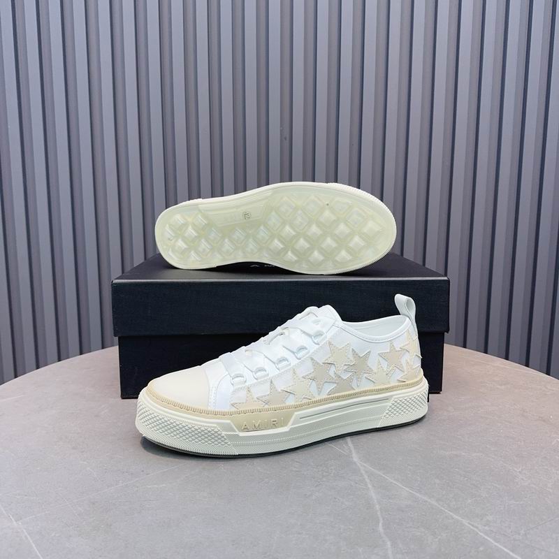 AMIRI Stars Court Low Sneaker – White / Silver