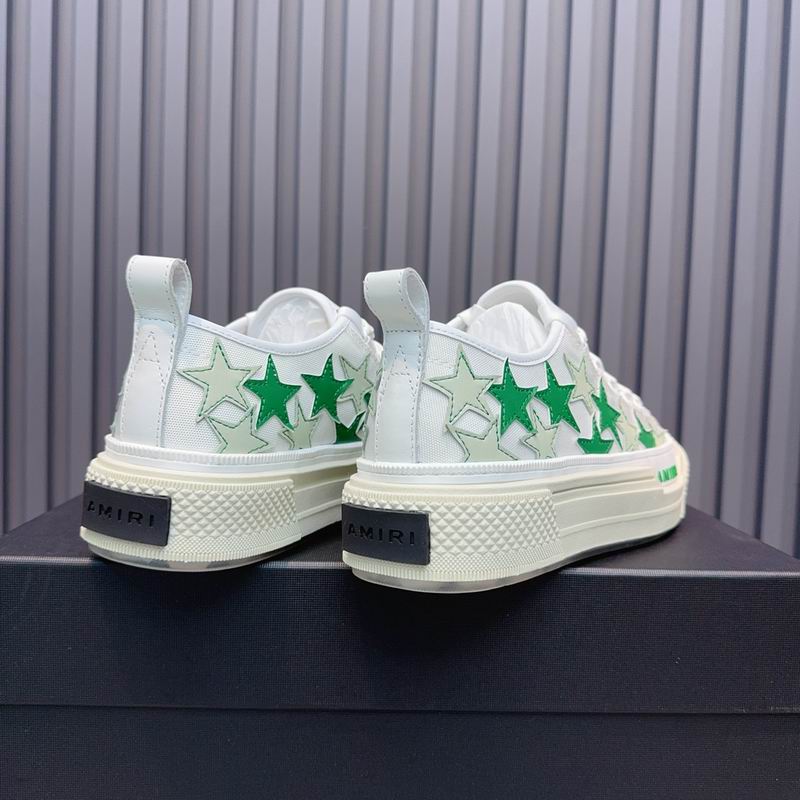AMIRI Stars Court Low Sneaker – White / Green