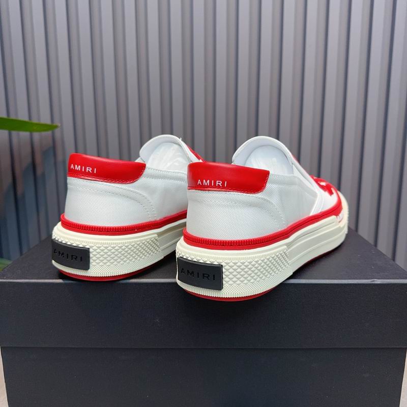 AMIRI Skeleton Slip-On Sneaker – White / Red