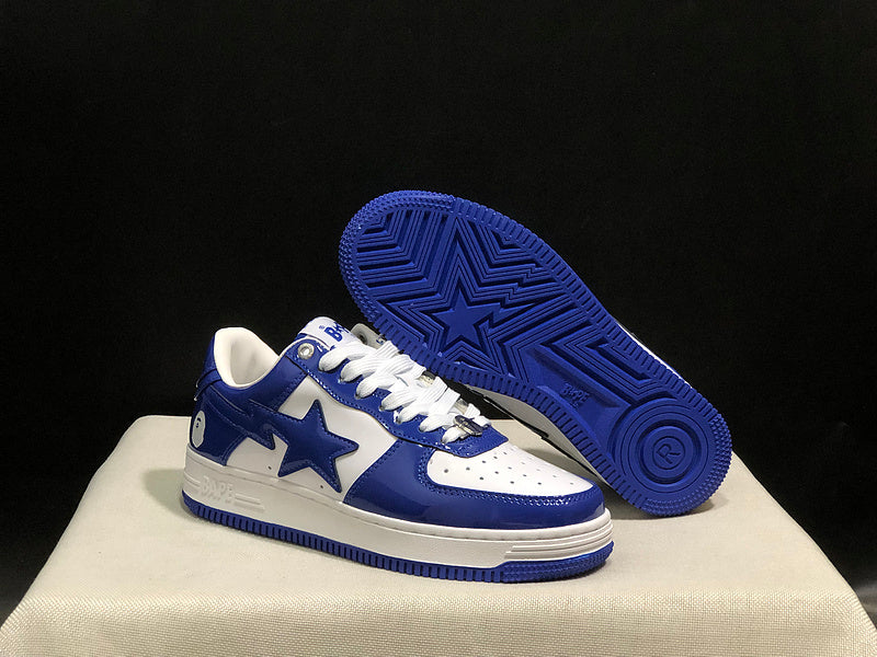 BAPE STA Low – Royal Blue / White