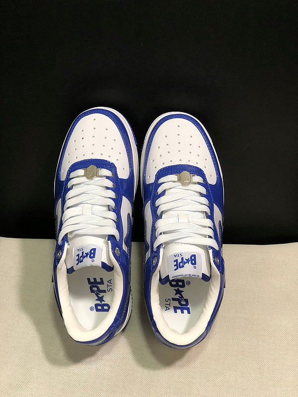 BAPE STA Low – Royal Blue / White