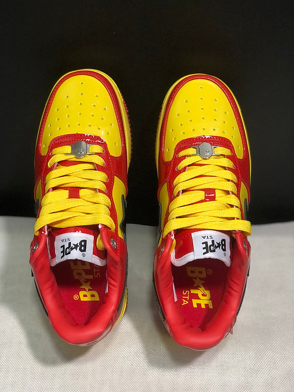 BAPE STA Low × Marvel – Iron Man (Yellow / Red / Black)