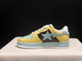 BAPE STA Low – Pastel Yellow / Mint / Brown