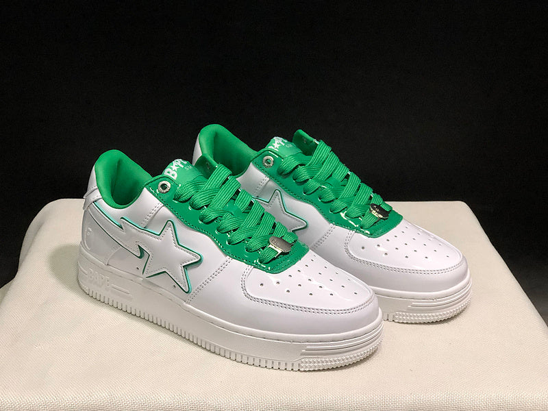 BAPE STA Low – White / Green