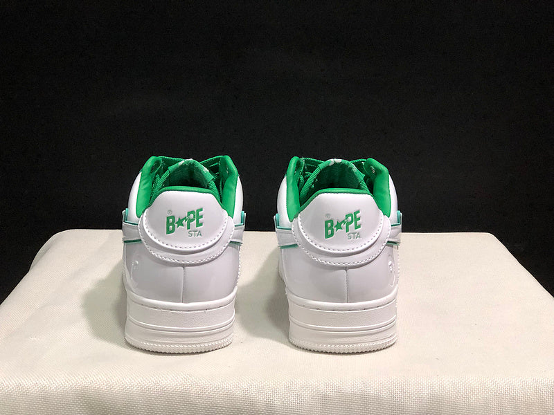 BAPE STA Low – White / Green