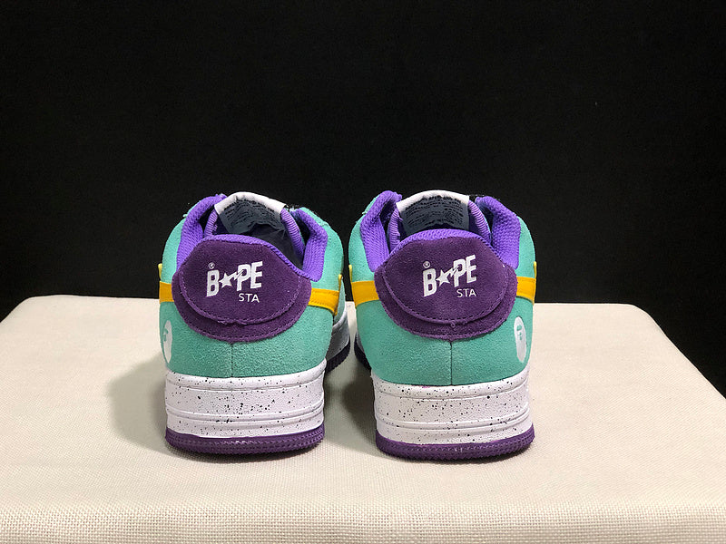 BAPE STA Low – Mint / Sand / Purple / Yellow