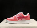 BAPE Bapesta Low Sneaker – Pink Patent / White