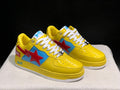 BAPE × Marvel Bapesta Low Sneaker – Yellow / Blue / Red