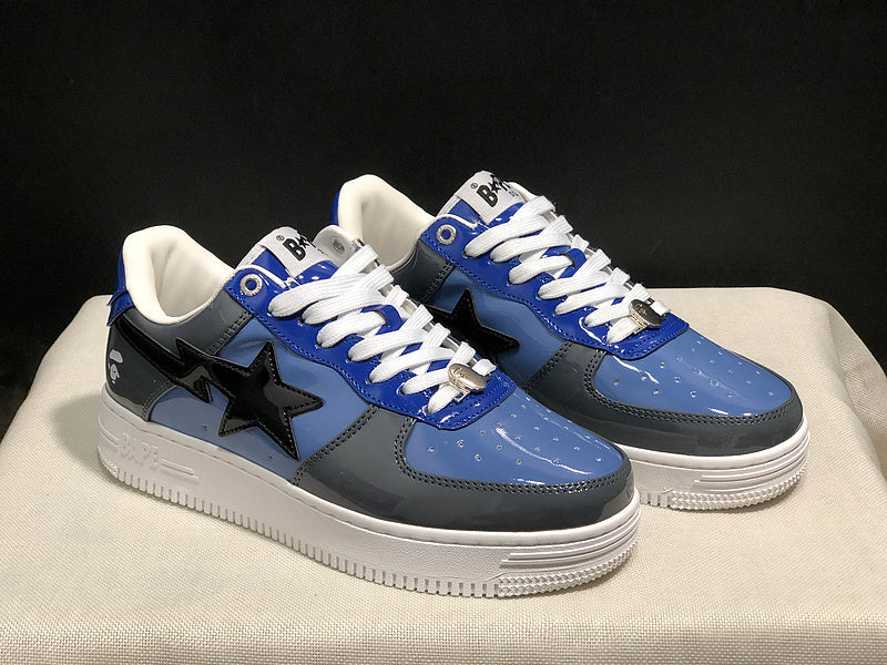 BAPE STA Low – Royal Blue / Slate Grey