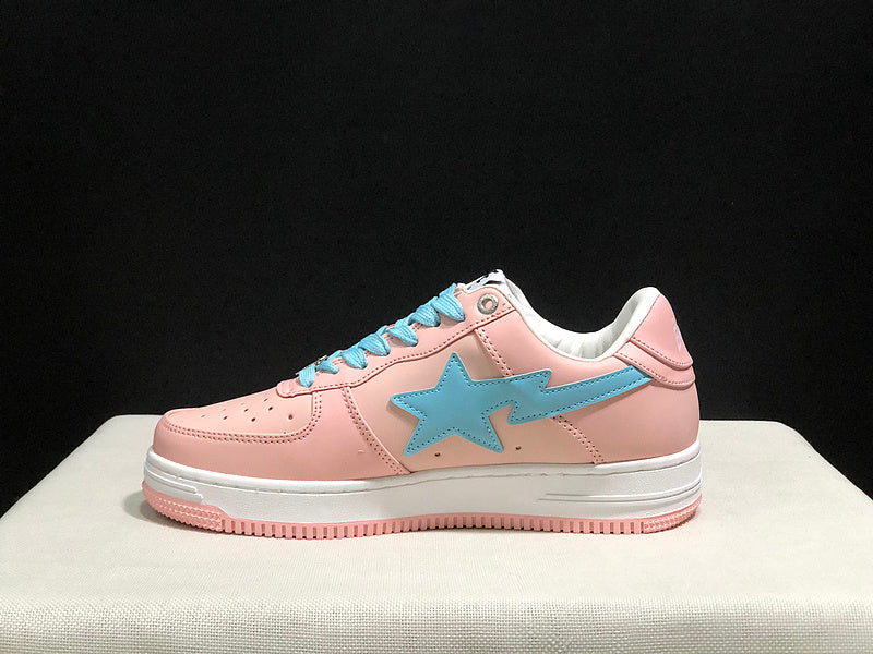 BAPE STA Low – Blush Pink / Baby Blue