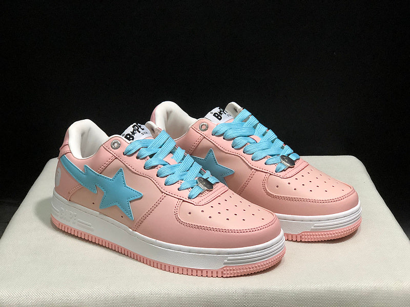 BAPE STA Low – Blush Pink / Baby Blue