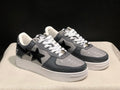 BAPE STA Low – Grey / Black / White