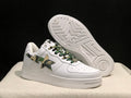 BAPE STA Low – White / Green Camo