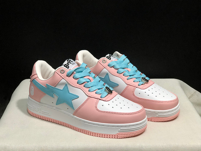BAPE STA Low – Pink / Baby Blue