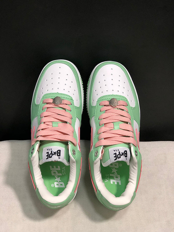 BAPE STA Low – Mint Green / Pink | EU 36–45