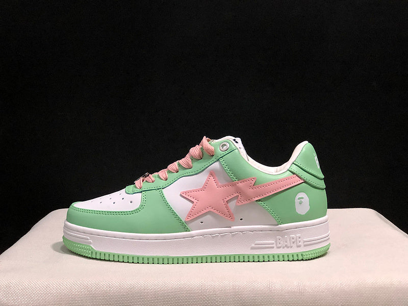 BAPE STA Low – Mint Green / Pink | EU 36–45