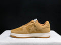 BAPE STA Low – Wheat | Tonal Suede | EU 36–45