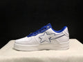 BAPE STA Low – White / Royal Blue | Patent Leather | EU 36–45
