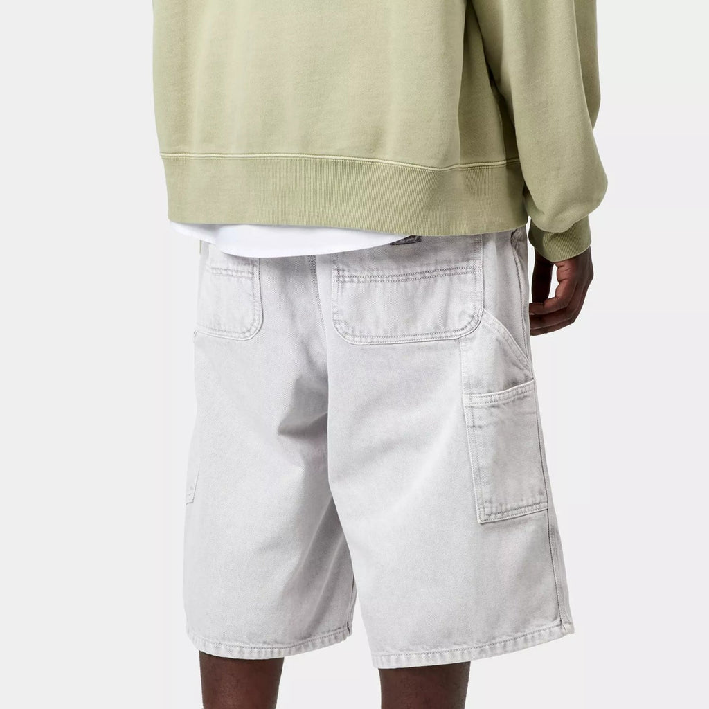 Carhartt WIP OG Single Knee Short: Shale Chalk Wash