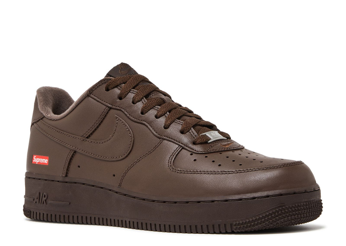 Nike Supreme x Air Force 1 Low 'Box Logo - Baroque Brown' (CU9225-200)
