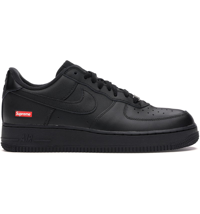 Nike Supreme x Air Force 1 Low 'Box Logo - Black' (CU9225-001)