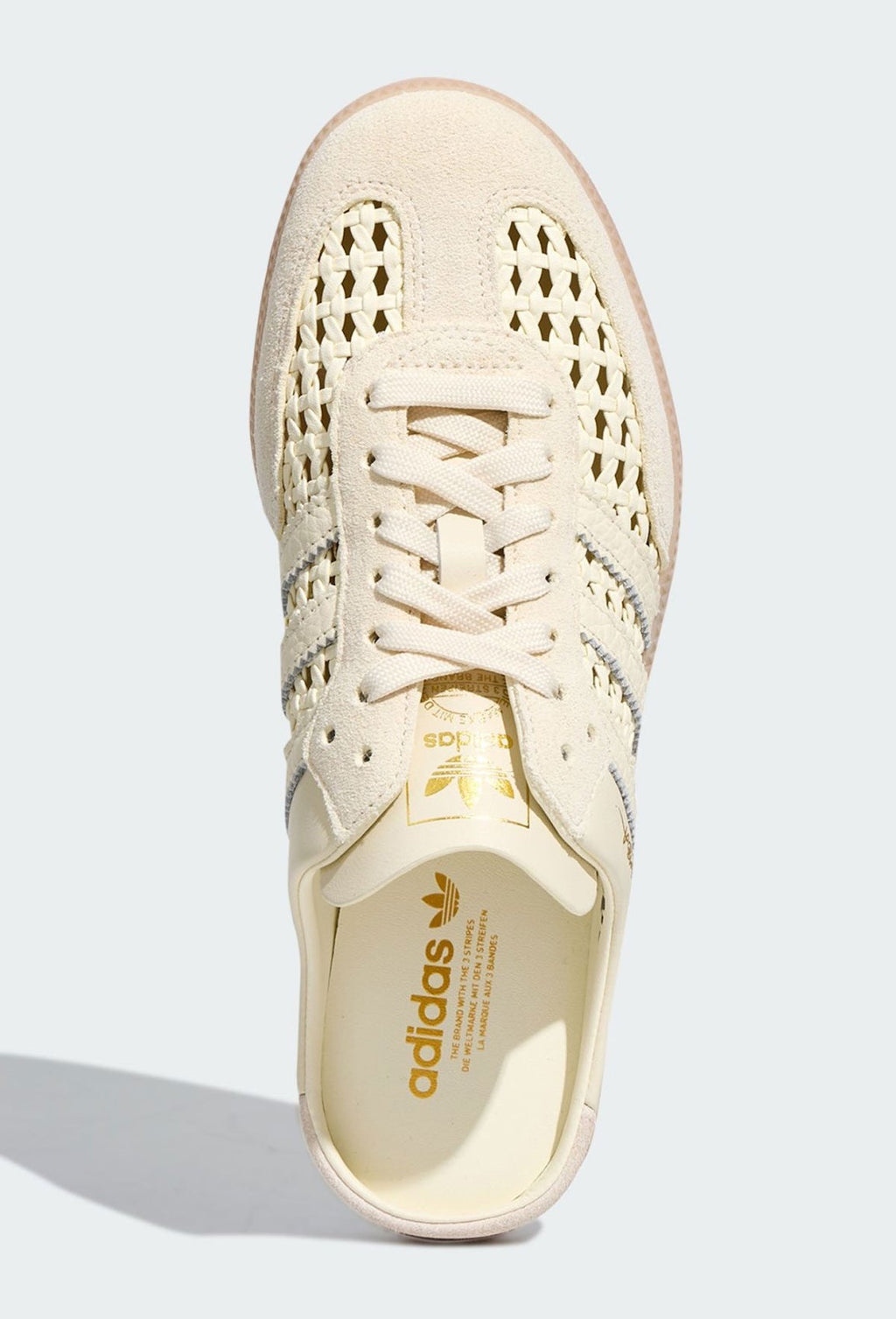 adidas Samba Mule Woven Basketweave 'Cream White' Women's (KH7719)