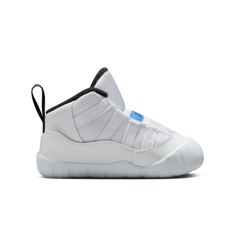 Jordan 11 Crib Bootie "Legend Blue" White/Legend Blue-Black (CI6165 104)