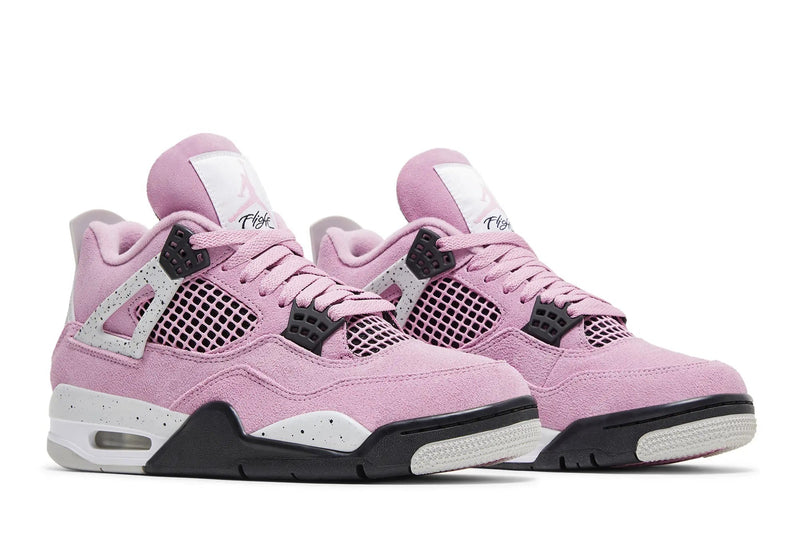 Air Jordan 4 Retro WMNS 'Orchid' – Soft Purple & White AJ4 with Full Design Architecture in an Elegant Floral Palette
