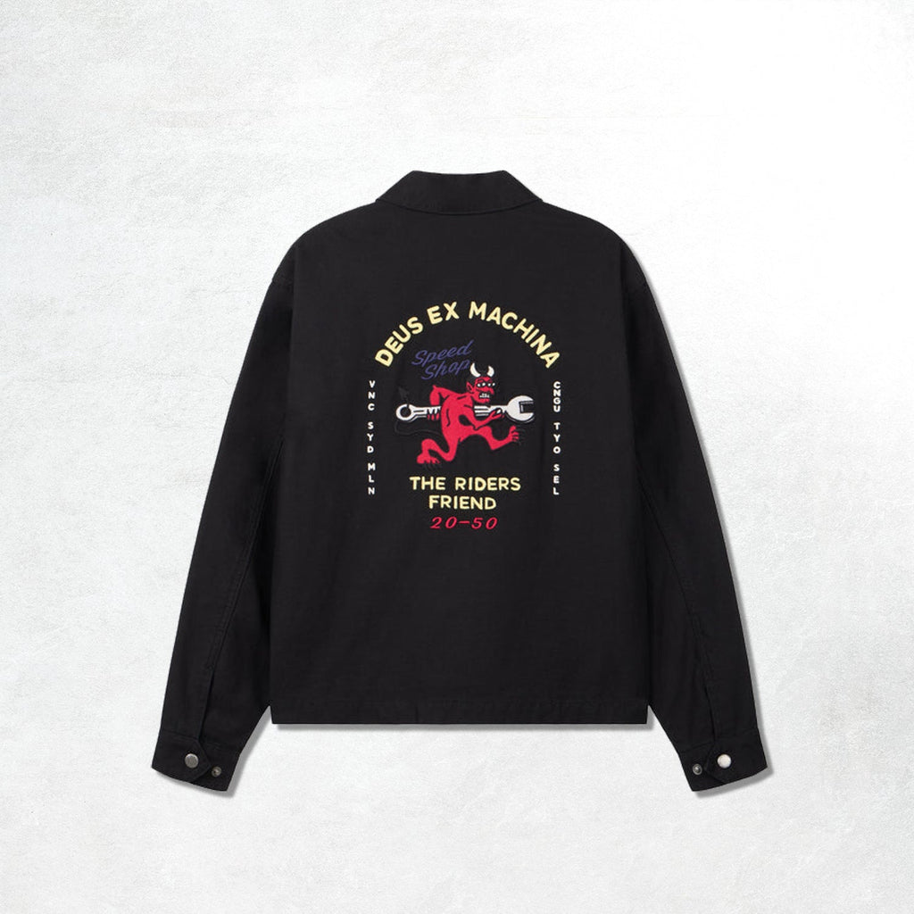 Deus Dogleg Jacket: Black
