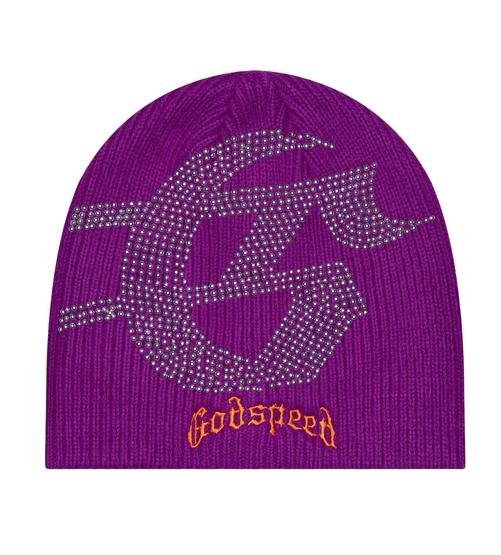 Godspeed Studded Beanie Purple
