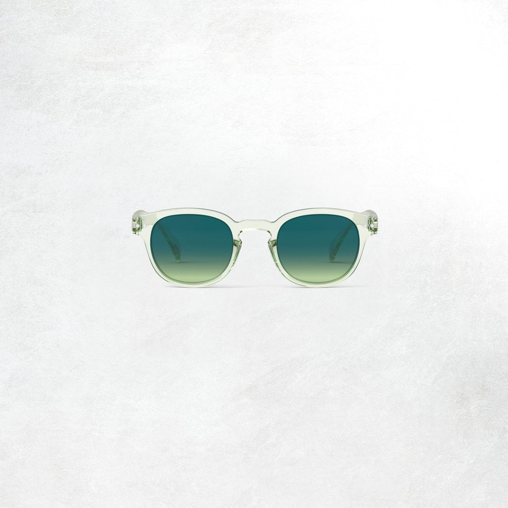 Izipizi Sun Glasses #C: Green Fields Green Shading Lenses