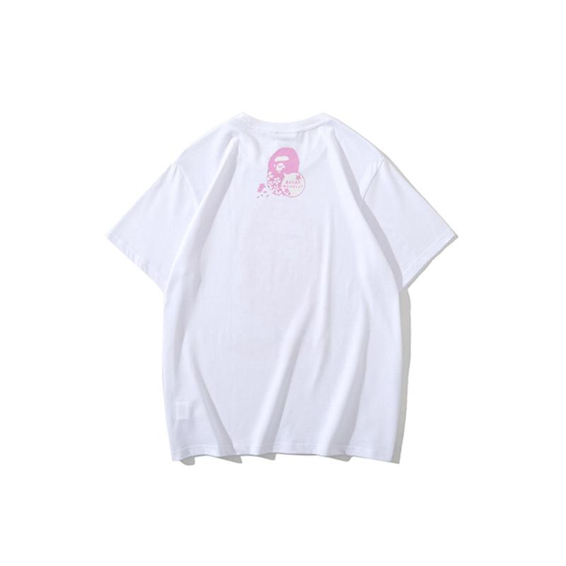 Bathing Ape T-Shirt Casual Pink T-shirt Short Sleeve