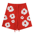 Denim Tears The Cotton Wreath Shorts Red