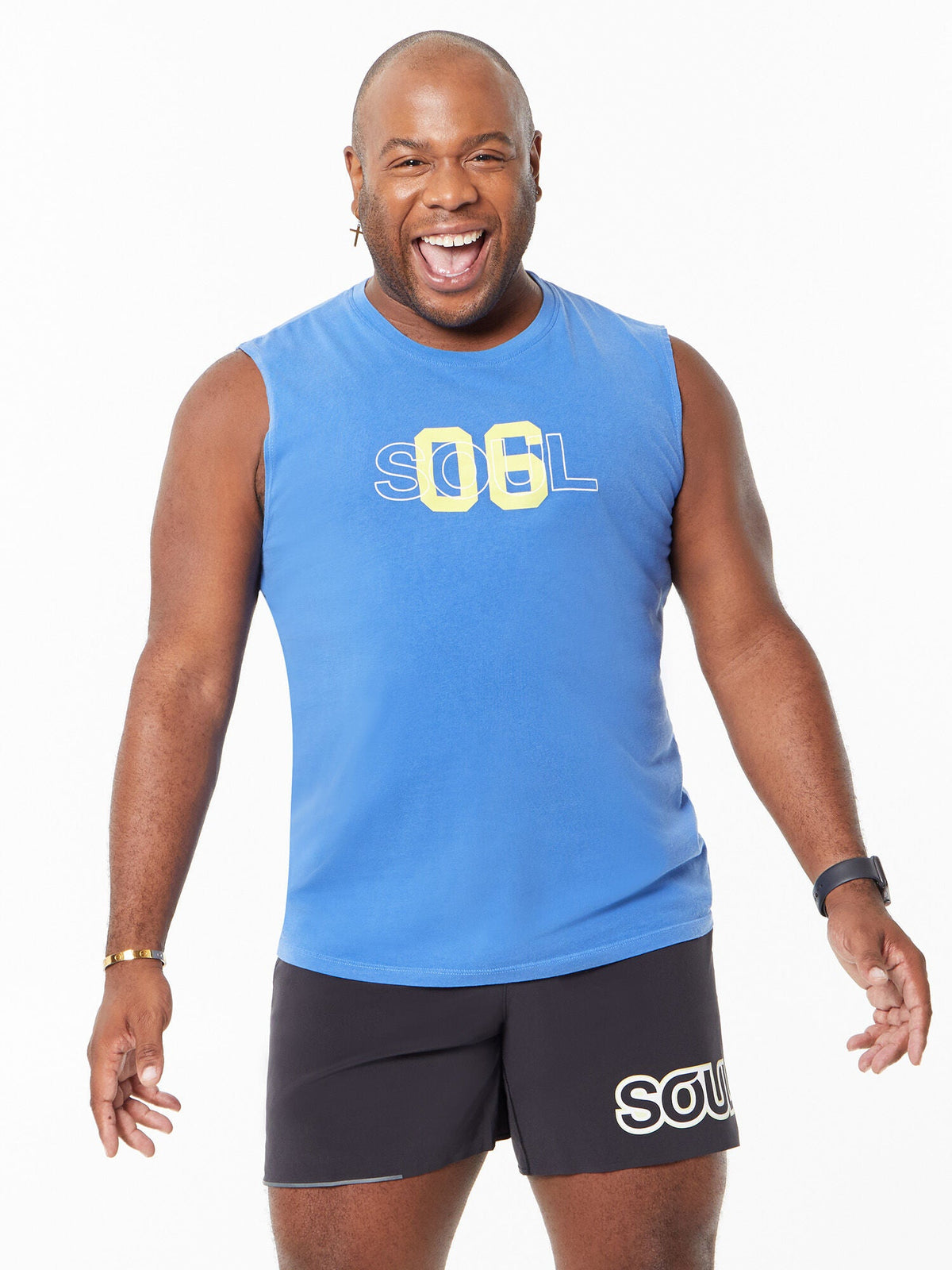 ALL SOULS MUSCLE TANK BLUE
