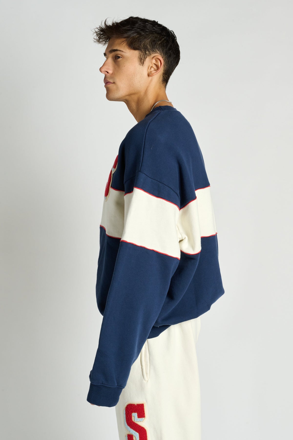 Dakota Rugby Crew Neck w/ Chenille Patch