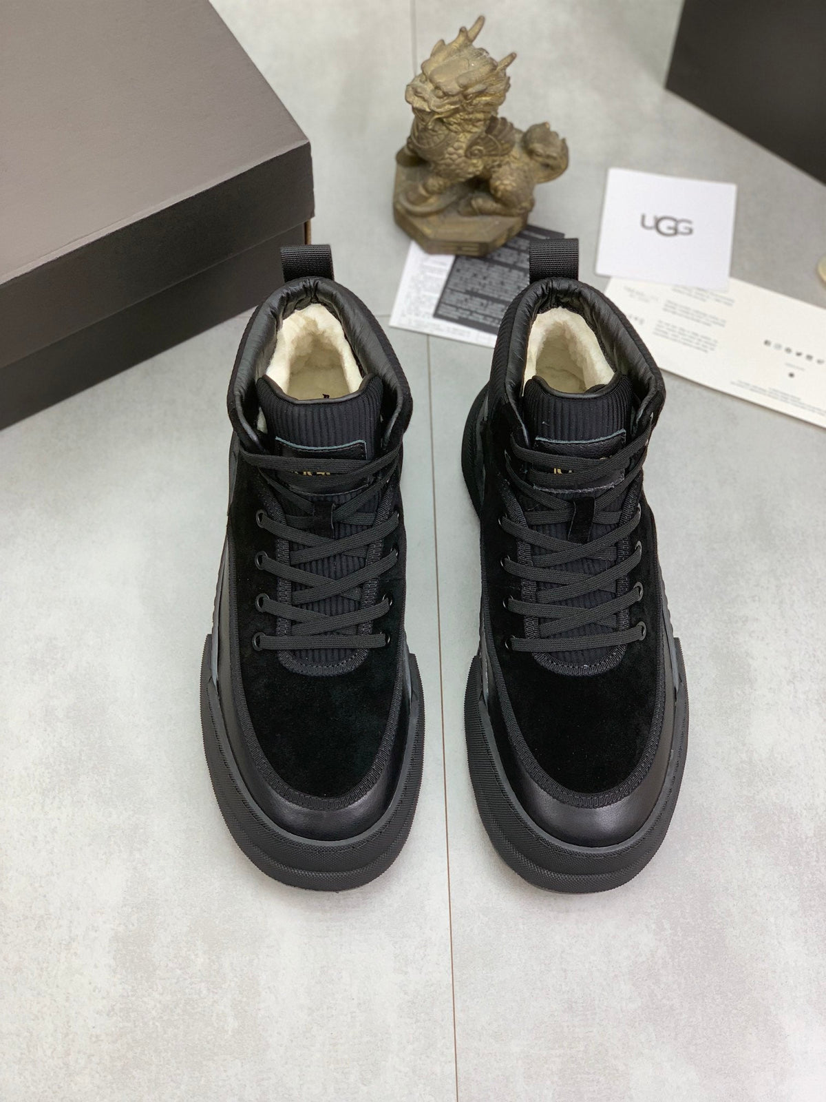 UGG Mid-Top Sneaker – Triple Black